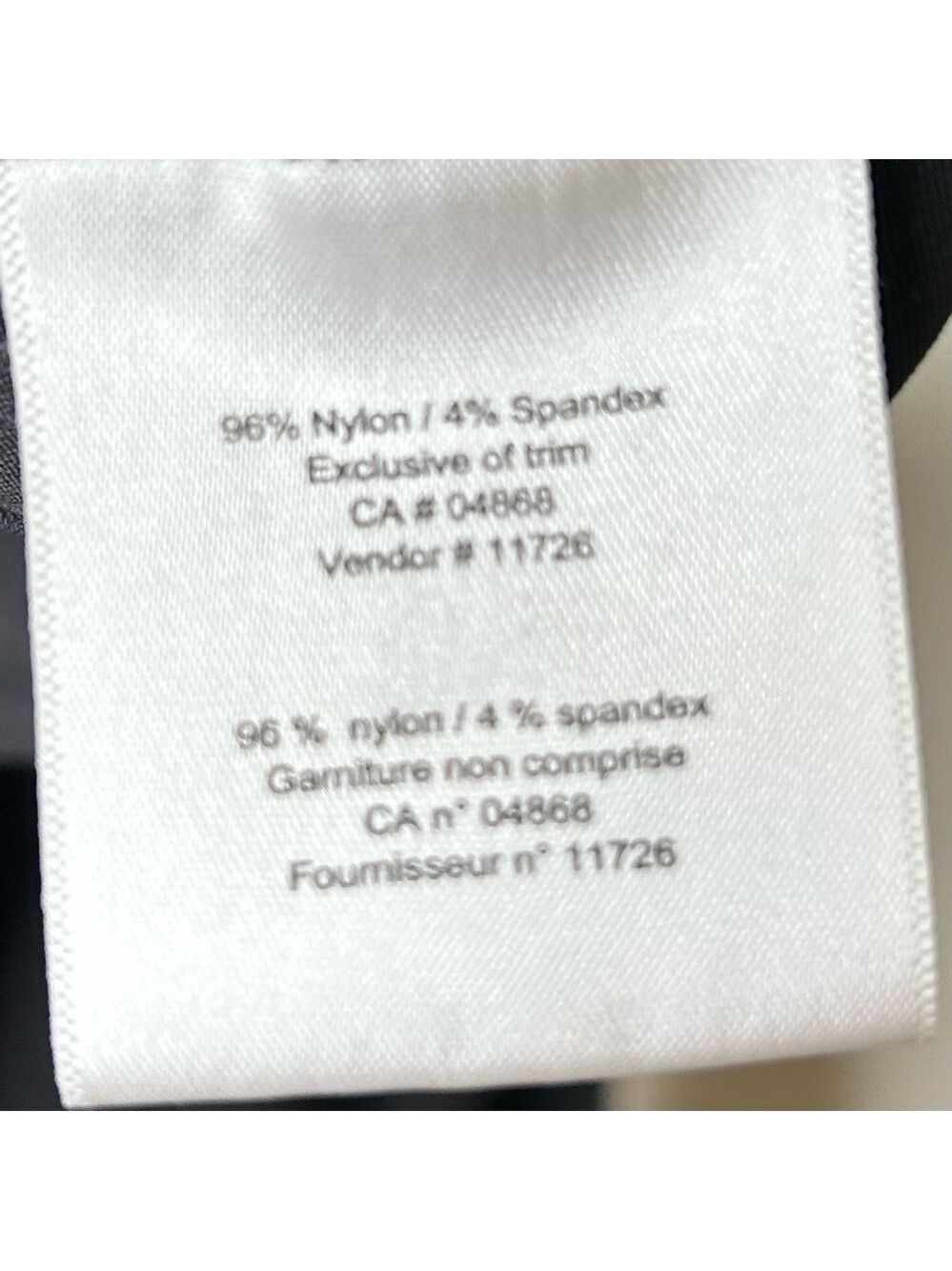 MEC Black Nylon Spandex Skinny Jeans Size 8 - Picture 7 of 9